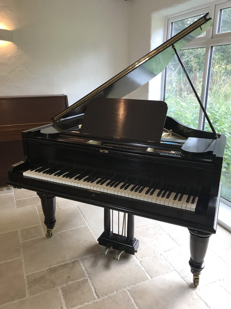 john,broadwood,baby,grand,piano,dorset,showroom,restored