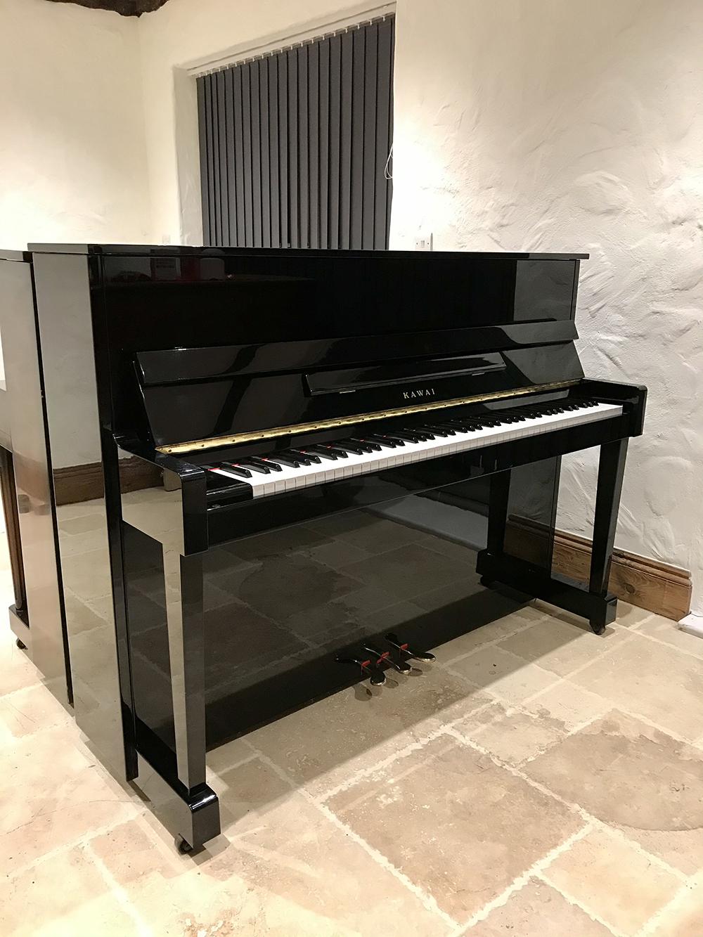 kawai,upright,piano,used,dorset,black