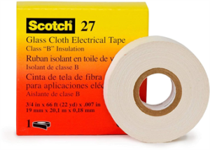 3M 27 Class B Glass Cloth Tape