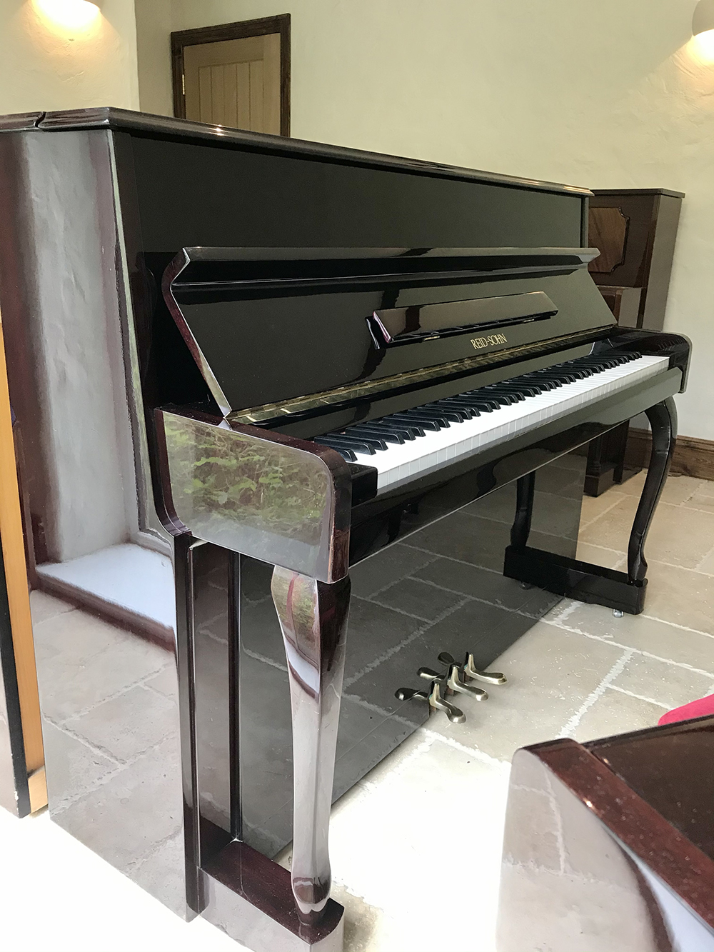 reidsohn,upright,piano,dorset,sale,mahogany