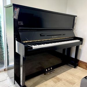 Kawai BL31 upright piano in high gloss black